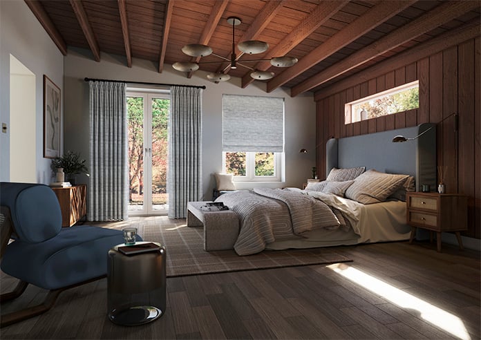 Laura Ashley Whinfell, Silver - Twist&Fit Roman Blind - Image 7